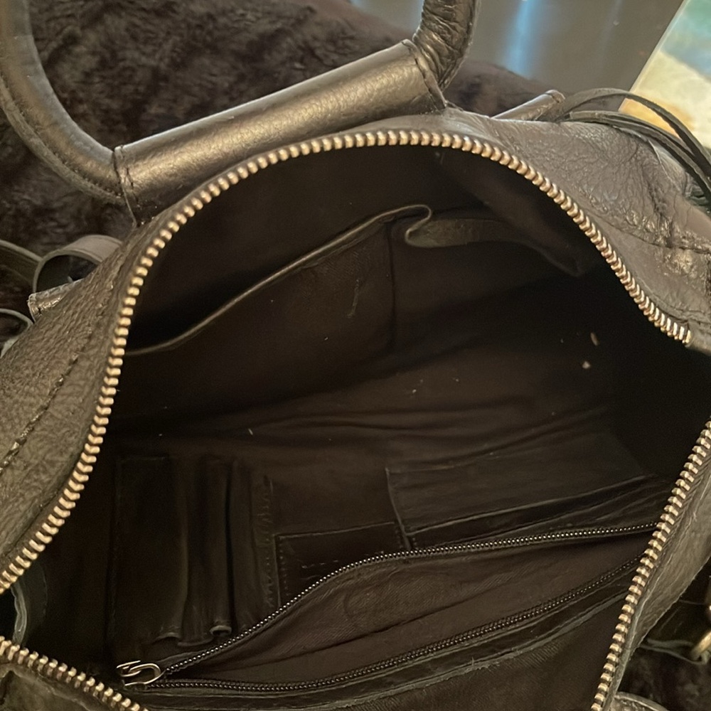 Black Leather Purse - Picture 4 of 8